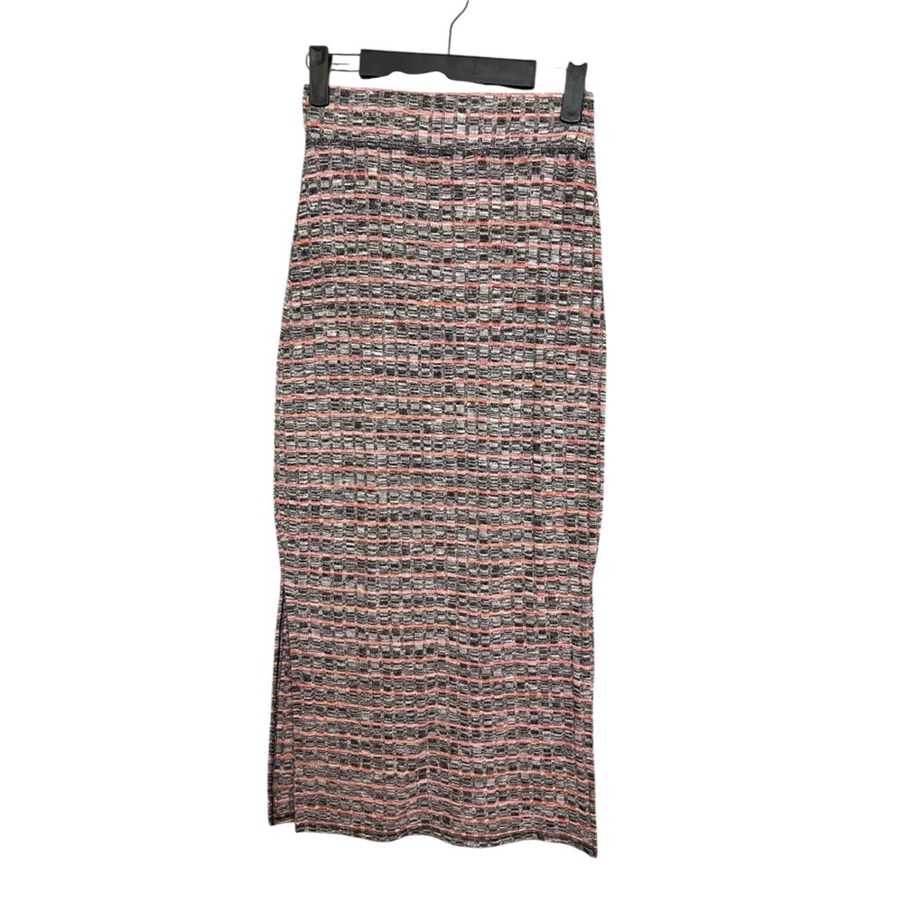 Wilfred Free Multicolor Textured Ribbed Pencil Midi Skirt - Size S
